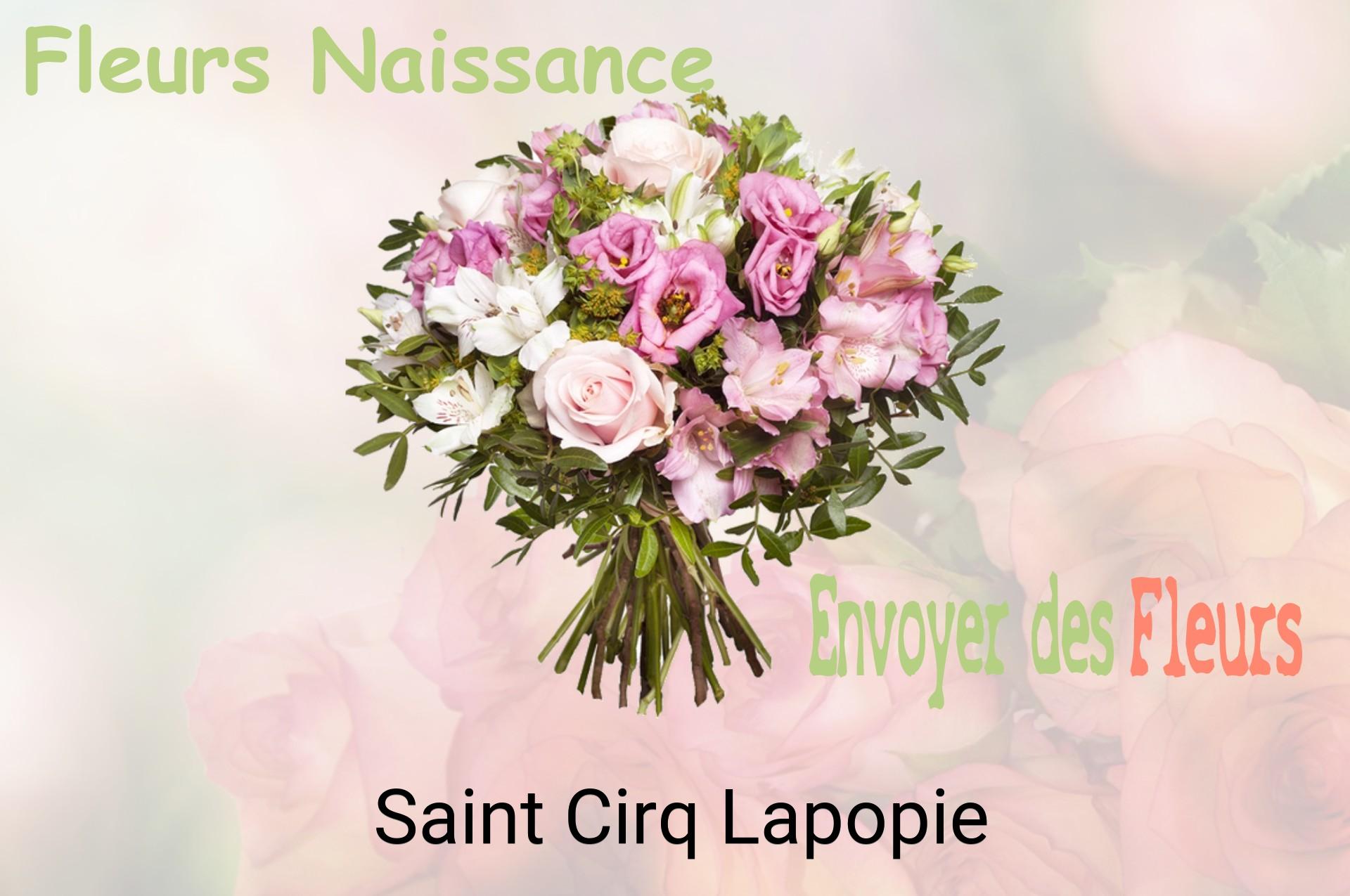 Bouquet de fleurs de naissance livré à Saint-Cirq-Lapopie